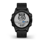Garmin fenix 6 Sapphire Desenli Siyah