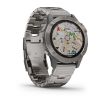 Garmin fenix 6 Titanyum Sapphire Titanyum Kayış - Görsel 2