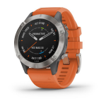 Garmin fenix 6 Titanyum Sapphire Turuncu - Görsel 3