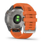 Garmin fenix 6 Titanyum Sapphire Turuncu - Görsel 5