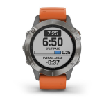 Garmin fenix 6 Titanyum Sapphire Turuncu