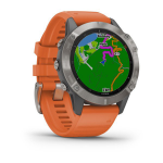 Garmin fenix 6 Titanyum Sapphire Turuncu - Görsel 2