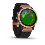 Garmin fenix 6s Sapphire Rose Gold Desenli Siyah - Görsel 2
