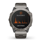 Garmin fenix 6x Pro Solar Titanyum