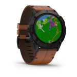 Garmin fenix 6x Sapphire Deri Kayış - Görsel 2