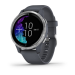 Garmin Venu Gümüş - Granit Mavi - Görsel 3