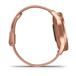 Garmin vivomove Luxe 18K Rose Gold PVD Rose Gold - Milanese Kayışlı - Görsel 4