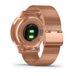 Garmin vivomove Luxe 18K Rose Gold PVD Rose Gold - Milanese Kayışlı - Görsel 5