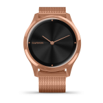 Garmin vivomove Luxe 18K Rose Gold PVD Rose Gold - Milanese Kayışlı
