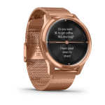 Garmin vivomove Luxe 18K Rose Gold PVD Rose Gold - Milanese Kayışlı - Görsel 2