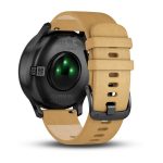 Garmin vivomove HR Onyx Siyah - Taba Süet Kayışlı - Görsel 5