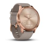 Garmin vivomove HR Rose Gold - Gri Süet Kayışlı - Görsel 2