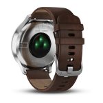 Garmin vivomove HR Silver Premium - Deri Kayış - Görsel 5